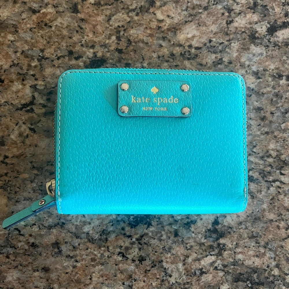 Turquoise Kate Spade Wallet